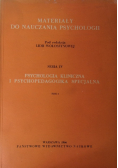 Psychologia kliniczna i psychopedagogika