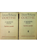 Goethe Z mojego życia tom I i II