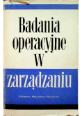 Badania operacyjne w zarządzaniu