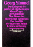 Der Krieg Und Die Geistigen Entscheidungen