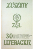 Zeszyty literackie 30