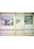 Architektura 3 numery 1953r