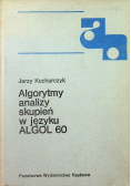 Algorytmy analizy skupień w języku ALGOL 60