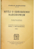 Myśli o odrodzeniu narodowym 1923 r.