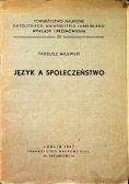 Język a społeczeństwo 1947r