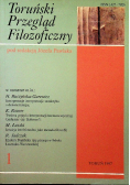 Toruński przegląd filozoficzny Nr 1