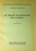 Le traite deagronomie des saserna