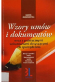 Wzory umów i dokumentów