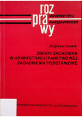 Zbiory zachowań w administracji państwowej