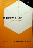 Matematyka wyższa dla studiów technicznych cz III