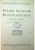 Polski Słownik Biograficzny tom VI 1948 R.