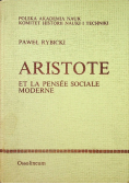 Aristote et la pensee sociale moderne
