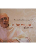 Albo wiara albo lęk z płytą CD