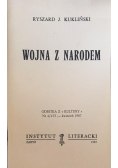 Wojna z narodem