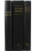Pismo Święte Starego i Nowego Testamentu Tom od I do III
