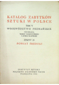 Katalog zabytków sztuki w Polsce Tom V zeszyt 24