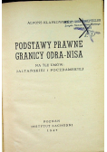 Podstawy prawne granicy Odra Nisa 1947r
