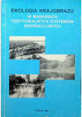 Ekologia krajobrazu w badaniach terytorialnych systemów rekreacyjnych