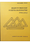 Błędy w procesie uczenia matematyki