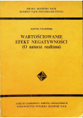 Wartościowanie efekt negatywności