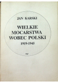 Wielkie mocarstwa wobec polski