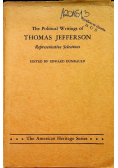 The political writings of Thomas Jefferson
