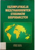 Egzemplifikacja międzynarodowych stosunków gospodarczych