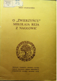 O źwierzyńcu Mikołaja Reja z Nagłowic