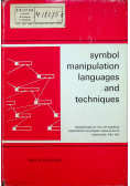 Symbol manipulation languages and techniques