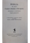 Biblia to jest całe Pismo Święte Starego i Nowego Testamentu