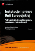 Instytucje i prawo Unii Europejskiej