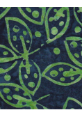 Green Jungle Batik Composition Notebook - Large Ruled Notebook - 8x10 Lined Notebook (Softcover Journal / Notebook / Diary)