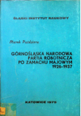 Górnośląska narodowa partia robotnicza po zamachu majowym 1926 1937