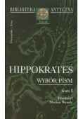 Hippokrates Wybór pism tom I