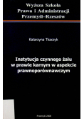 Instytucja czynnego żalu w prawie karnym w aspekcie prawnoporównawczym