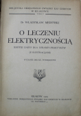 O leczeniu elektrycznością 1929 r