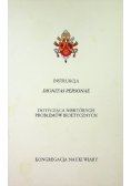 Instrukcja Dignitas Personae