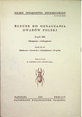 Klucze do oznaczania owadów Polski Część XIX Chrząszcze Coleoptera Zeszyt 26 -27