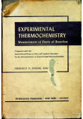 Experimental thermochemistry