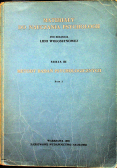 Materiały do nauczania psychologii Tom I