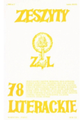 Zeszyty literackie nr 78