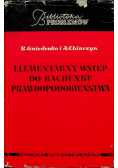 Elementarny wstęp do rachunku