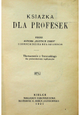 Książka dla profesek 1927 r