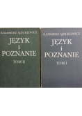 Język i poznanie tom I i II
