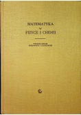 Matematyka w fizyce i chemii