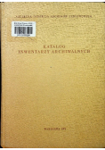 Katalog inwentarzy archiwalnych