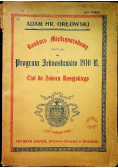 Konkurs Międzynarodowy na Program Jednostawów 1910 r i List do Soboru Rosyjskiego 1910 r.