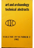 Art and archaeology technical abstracts vol 19 number 2
