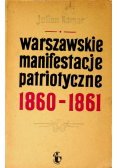 Warszawskie manifestacje patriotyczne 1860 - 1861