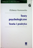 Wykłady z psychologii Tom 6 Testy psychologiczne